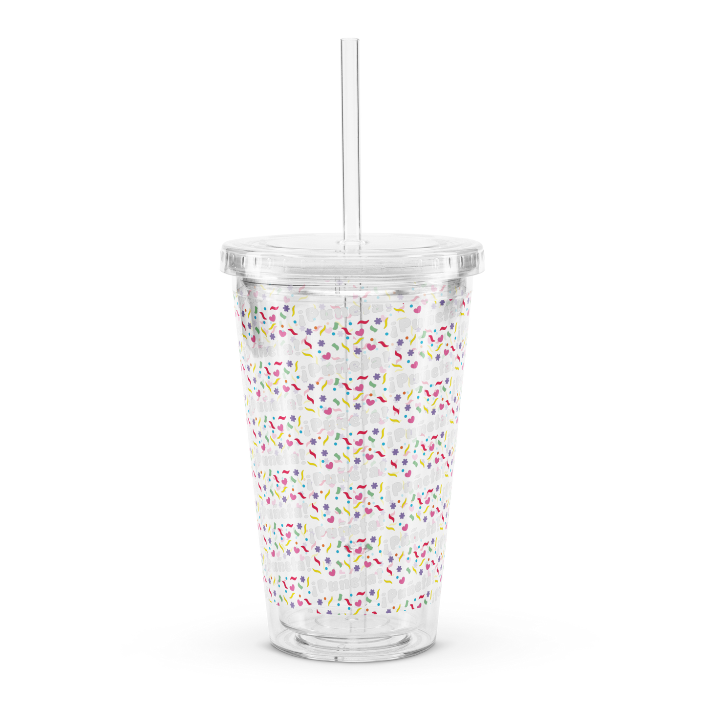Puneta Clear Plastic Tumbler